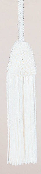 Picture of White Cincture with Tassel, 4 Yards