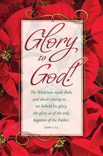 Picture of Glory to God! Regular Size Bulletin