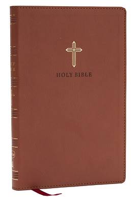 Picture of NKJV Ultra Thinline Bible, Brown Leathersoft, Red Letter, Comfort Print