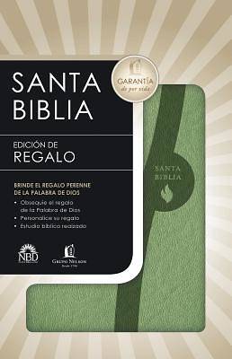 Picture of Biblia Nbd de Regalo - Piel Italiana Verde