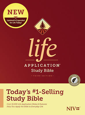 Picture of NIV Life Application Study Bible, Third Edition (Hardcover, Indexed)