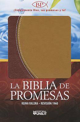 Picture of Biblia de Promesas / DOS Tonos/ Piel ESP./ Vino y Beige