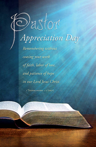 Pastor Appreciation Day Regular Size Bulletin - Pa | Cokesbury