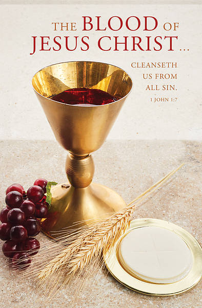 Picture of The Blood of Jesus Christ Regular Size Bulletin