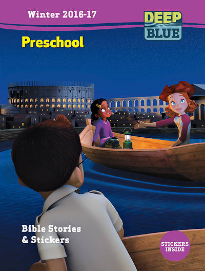 Picture of Deep Blue Preschool Bible Stories & Stickers Winter 2016-17