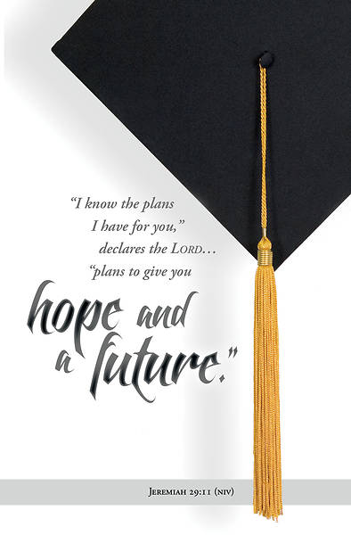 Picture of Hope and a Future Graduation Regular Size Bulletin