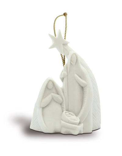 Picture of Holy Family Nativity Ornament With Star 3"