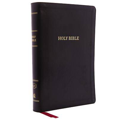Picture of KJV, Deluxe Reference Bible, Giant Print, Imitation Leather, Black, Indexed, Red Letter Edition