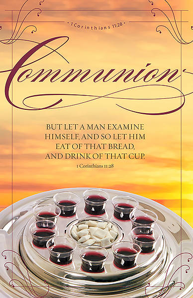 Picture of The Bread and the Cup Communion Regular Size Bulletin