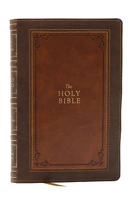 Picture of 1611 KJV with Apocrypha, Brown Leathersoft