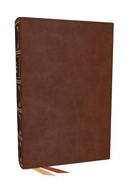 Nkjv, End-Of-Verse Reference Bible, Personal Size Large Print, Leathersoft, Brown, Red Letter, Comfort Print
