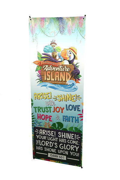 Picture of Vacation Bible School (VBS) 2021 Discovery on Adventure Island Theme Banner