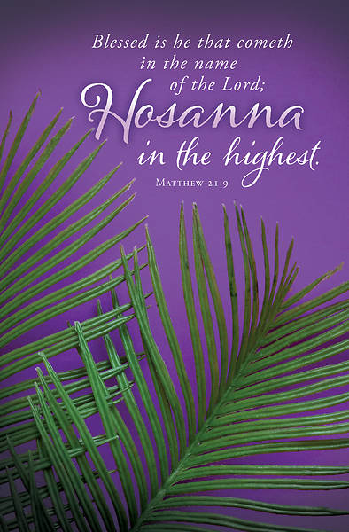 Picture of Palm Sunday Regular Size Bulletin