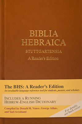 Picture of Biblia Hebraica Stuttgartensia