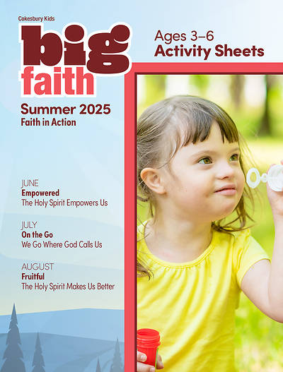 Picture of Cokesbury Kids Big Faith Summer 2025 Activity Sheets Ages 3-6