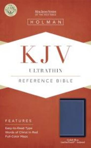 Picture of KJV Ultrathin Reference Bible, Cobalt Blue Leathertouch, Indexed