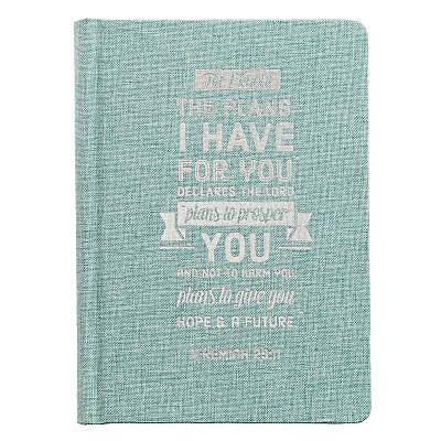 Picture of Journals Hardcover Linen Plans Teal