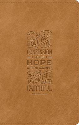 Picture of ESV Thinline Bible, Red Letter (Trutone, Nubuck Caramel, Hebrews 10