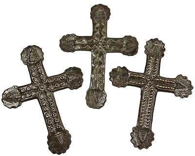 Picture of Small Skinny Metal Wall Art Cross