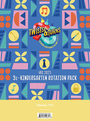 Picture of Vacation Bible School VBS 2023 Twists & Turns 3s-Kindergarten Rotation Pack