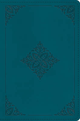 Picture of ESV Compact Bible (Trutone, Deep Teal, Fleur-De-Lis Design)