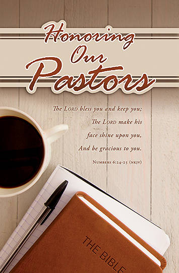 Picture of Honoring Our Pastors Regular Bulletin Numbers 6:24-25