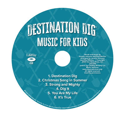 Picture of Vacation Bible School VBS 2021 Destination Dig Unearthing the Truth About Jesus Music for Kids CD Pkg. 50