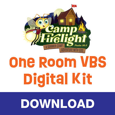 Picture of Vacation Bible School (VBS) 2024 Camp Firelight One Room VBS Digital Kit Download
