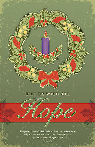 Picture of Advent Hope Bullettin -Fill Us With All