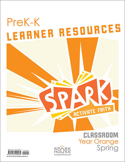 Picture of Spark Classroom PreK-Kindergarten Learner Leaflet Year Orange Spring