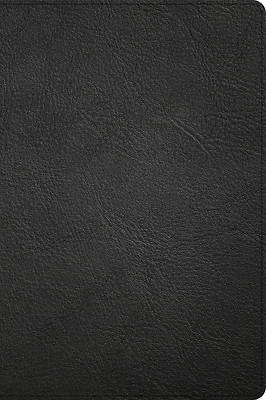 Picture of CSB Large Print Thinline Bible, Holman Handcrafted Collection, Black Premium Goatskin