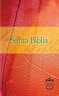 Picture of Reina Valera Compact Bible - Orange/Red Leaf