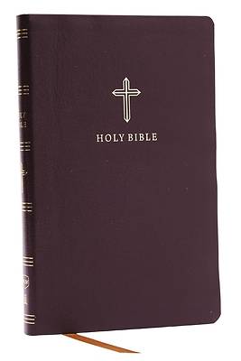 Picture of NKJV Ultra Thinline Bible, Burgundy Bonded Leather, Red Letter, Comfort Print