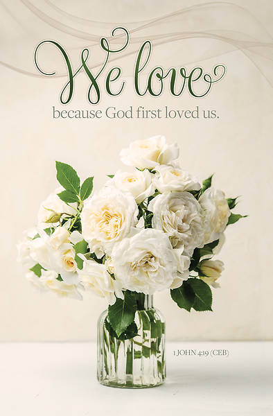 Picture of Wedding We Love Because God First Loved Us Bulletin