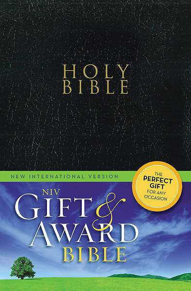 Picture of NIV Gift and Award Bible Black - Case of 28
