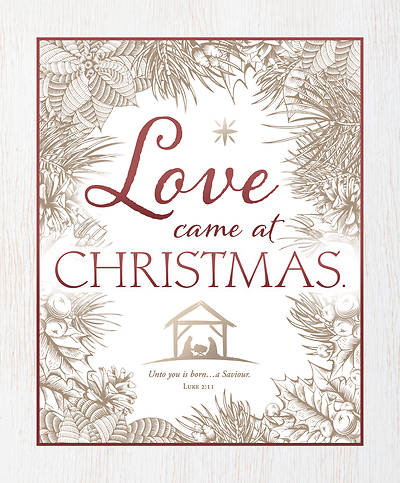 Picture of Love Came at Christmas Legal Size Bulletin