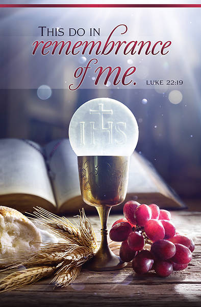 Communion And he took bread Bulletin