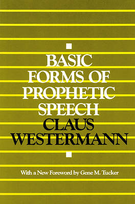 Picture of Basic Forms of Prophetic Speech