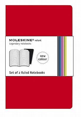Picture of Notebooks Moleskine Ruled Red Set of 2
