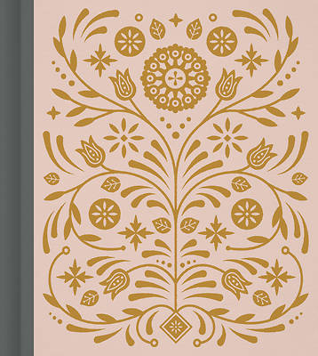 Picture of ESV Journaling Study Bible (Cloth Over Board, Blush/Ochre, Floral Design)