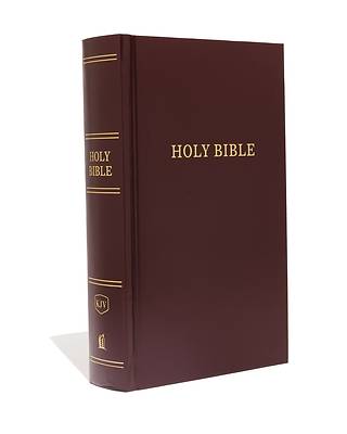 Picture of KJV, Pew Bible, Large Print, Hardcover, Burgundy, Red Letter Edition
