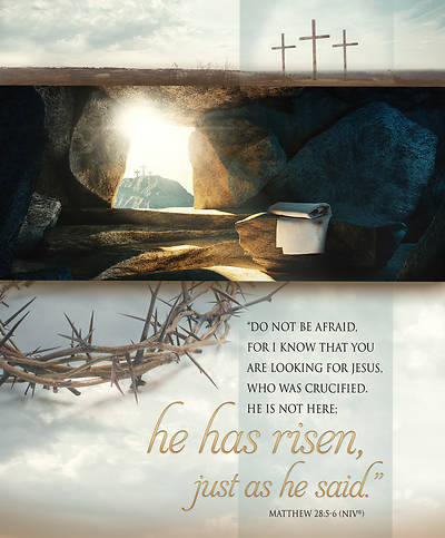 Picture of He Has Risen Easter Bulletin Legal (Package of 100)