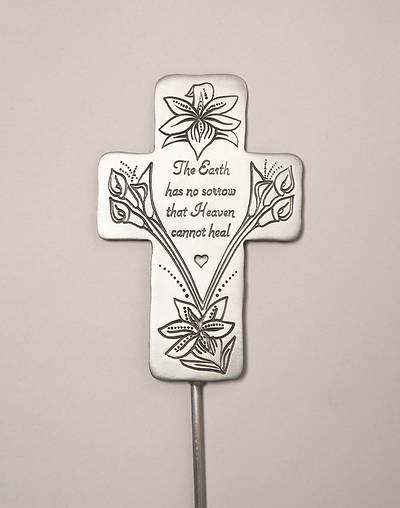 Picture of "Earth Has No Sorrow" Garden Stake