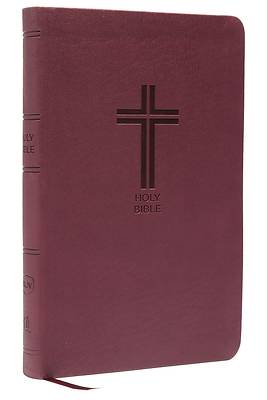 Picture of NKJV, Value Thinline Bible, Standard Print, Imitation Leather, Burgundy, Red Letter Edition