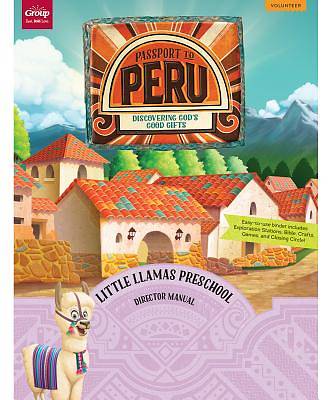 Picture of Vacation Bible School (VBS) 2017 Passport to Peru Little Llamas Preschool Director Manual