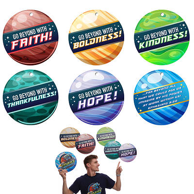 Picture of Vacation Bible School (VBS) To Mars and Beyond Power Launcher Decorating Mobiles (Pkg of 6)
