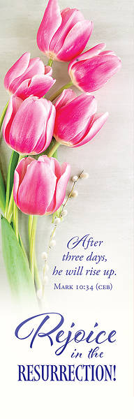 Easter Rejoice in the Resurrection! Banner 2 x 6 Fabric