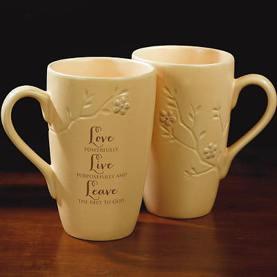 Picture of “Blessing Branches” Mug —Love, Live, Leave