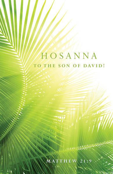 Picture of Hosanna Palm Sunday Bulletin (Pkg of 50)