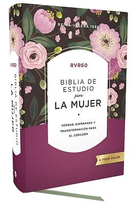 Picture of Rvr60 Biblia de Estudio Para La Mujer, Tapa Dura, Interior a Color, Comfort Print